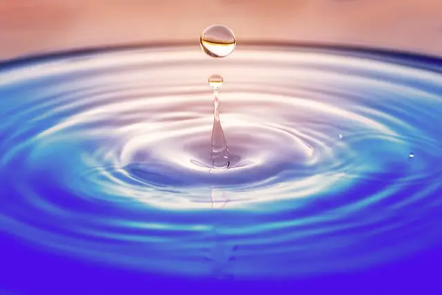 clear water droplet